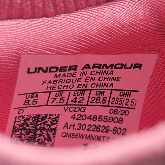 Under Armour UA Clone Magnetico Pro FG Soccer Cleats Pink Rare  3022629-602 main image 7
